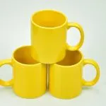 Colored Mugs Yellow